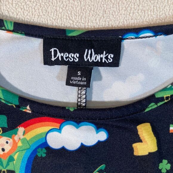 Leprechaun Dress Sz Small‎ Black/Multicolor St. Patrick's Day Halloween Dress Up - Picture 5 of 9